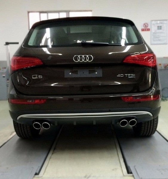 Rear Bumper Diffuser Double Outlet for Audi Q5 8R Facelift (2013–2016) SE