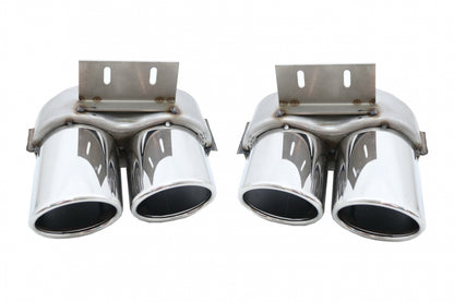 Rear Bumper Diffuser Double Outlet for Audi Q5 8R Facelift (2013–2016) SE