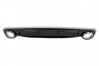 Rear Bumper Diffuser Double Outlet for Audi Q7 4M SUV (2015–2019) S-Line