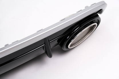 Rear Bumper Diffuser Double Outlet for Audi Q7 4M SUV (2015–2019) S-Line