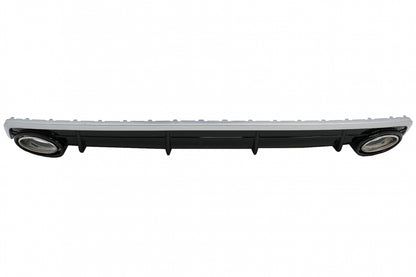 Rear Bumper Diffuser Double Outlet for Audi Q7 4M Standard Bumper (2015–2019)