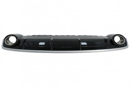Rear Bumper Diffuser Double Outlet for Audi Q7 4M Standard Bumper (2015–2019)