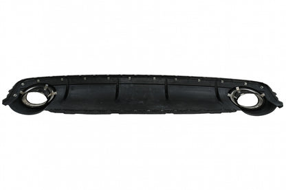 Rear Bumper Diffuser Double Outlet for Audi Q7 4M Standard Bumper (2015–2019)