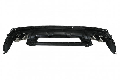 Rear Bumper Diffuser Double Outlet with Exhaust Tips SQ7 Design for Audi Q7 4M Facelift (2020–2025)