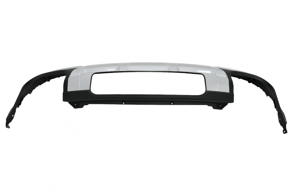 Rear Bumper Diffuser Double Outlet with Exhaust Tips SQ7 Design for Audi Q7 4M Facelift (2020–2025)