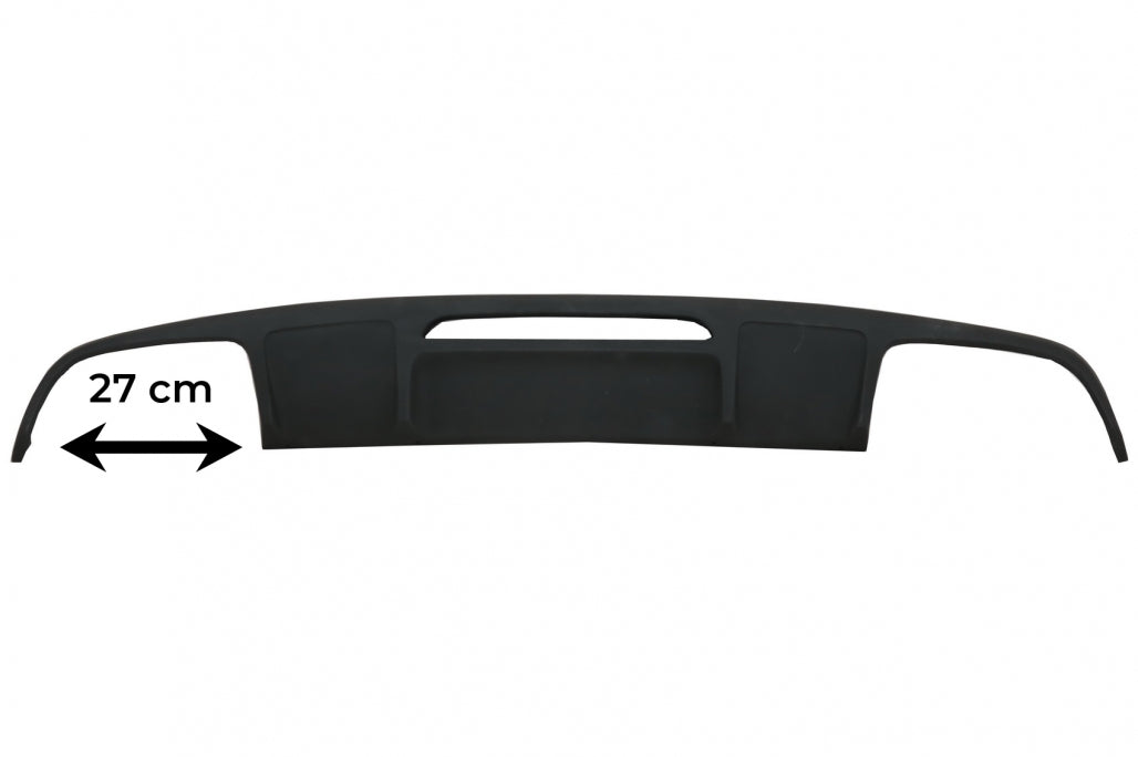Rear Bumper Diffuser Dual Outlet for Mercedes CLS W218 Standard Bumper (2012–2017)