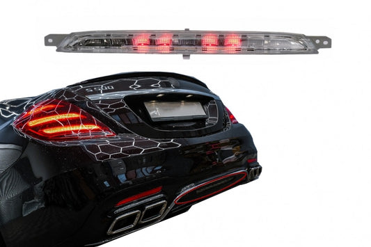 Rear Bumper Diffuser LED Fog Light Red for Mercedes S-Class W222 X222 (2013–2020)