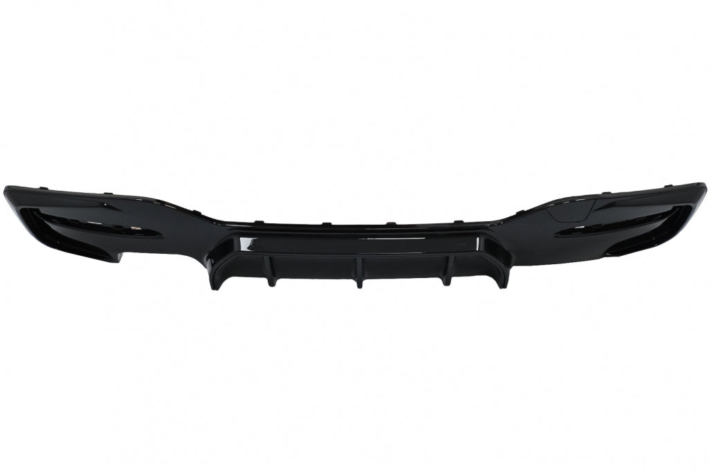 Rear Bumper Diffuser Left Double Outlet M Sport Design Piano Black for BMW 1 Series F20 F21 LCI Hatchback (2015–2019)