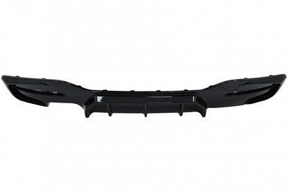 Rear Bumper Diffuser Left Double Outlet M Sport Design Piano Black for BMW 1 Series F20 F21 LCI Hatchback (2015–2019)
