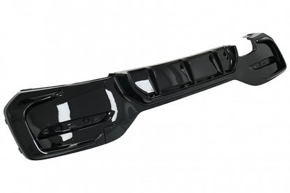 Rear Bumper Diffuser Left Double Outlet M Sport Design Piano Black for BMW 1 Series F20 F21 LCI Hatchback (2015–2019)