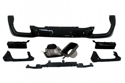 Rear Bumper Diffuser M235i Design with Black Exhaust Tips for BMW 2 Series F44 Gran Coupé (2020–Up)