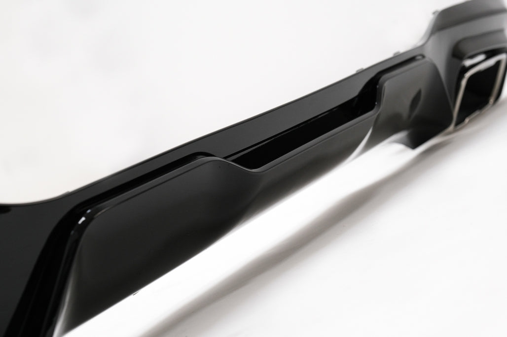 Rear Bumper Diffuser M235i Design with Chrome Exhaust Tips for BMW 2 Series F44 Gran Coupé (2020–Up)
