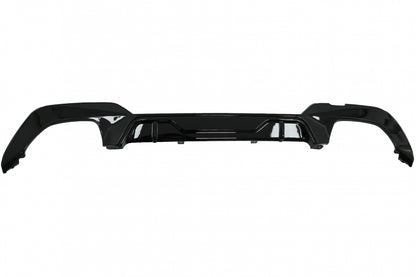 Rear Bumper Diffuser M340i M Look with Exhaust Tips Black for BMW 3 Series G20 G21 G28 (2018–Up)