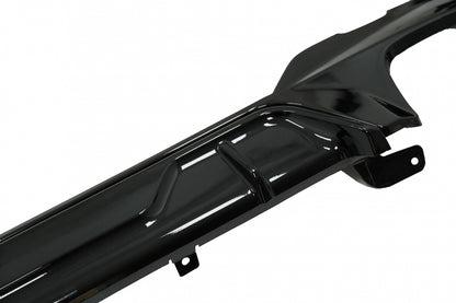 Rear Bumper Diffuser M340i M Look with Exhaust Tips Black for BMW 3 Series G20 G21 G28 (2018–Up)
