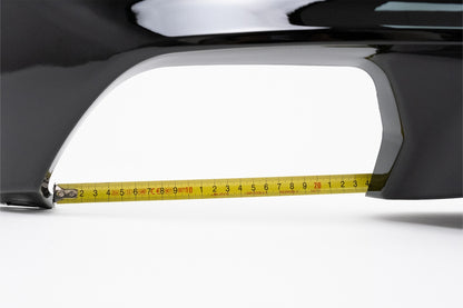 Rear Bumper Diffuser M5 Design with LED Piano Black for BMW 5 Series G30 G31 (2017-2024)