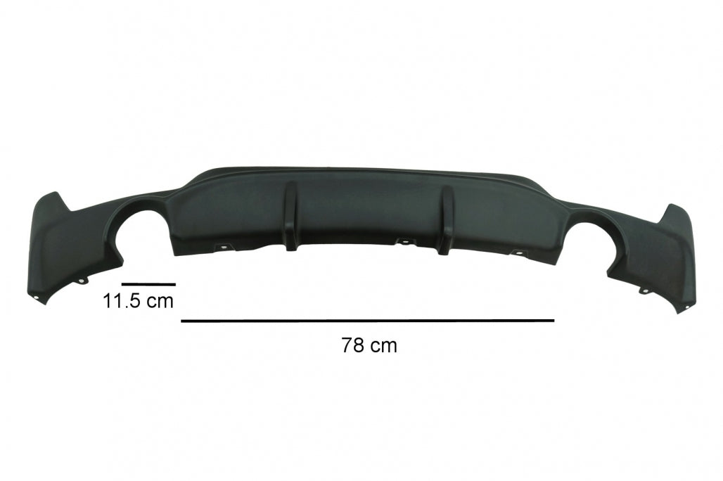Rear Bumper Diffuser M Performance Twin Single Outlet for BMW 4 Series F32 F33 F36 (2013–Up)