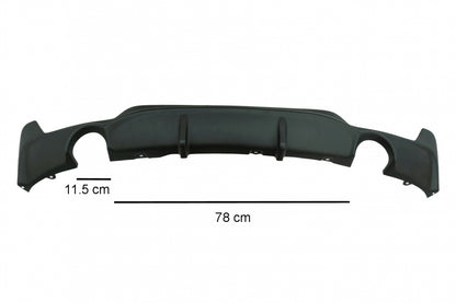 Rear Bumper Diffuser M Performance Twin Single Outlet for BMW 4 Series F32 F33 F36 (2013–Up)