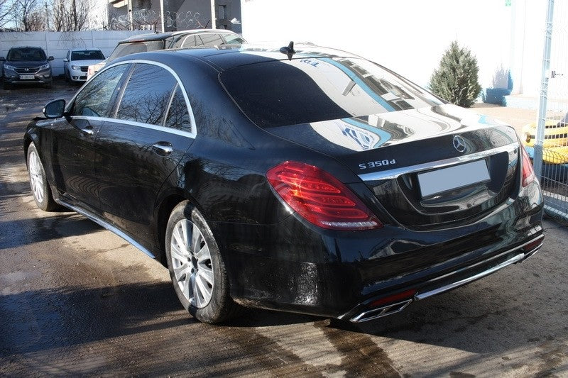 Rear Bumper Diffuser S63 Design for Mercedes S-Class W222 AMG Sport Package (2013–06.2017)