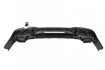Rear Bumper Diffuser S63 Design with Chrome Exhaust Tips for Mercedes S-Class W222 Facelift Sport Line (2017–2020)