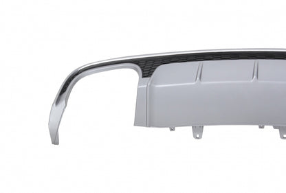 Rear Bumper Diffuser S6 Design for Audi A6 4G Facelift S-Line Limousine / Avant (2015–2018)