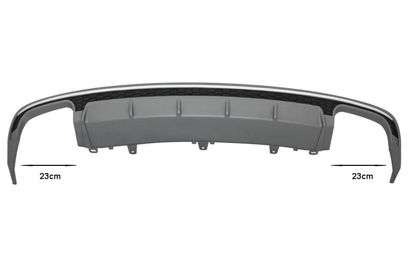 Rear Bumper Diffuser S6 Design for Audi A6 4G Facelift Sedan  Avant (2015–2018)