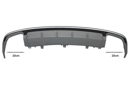 Rear Bumper Diffuser S6 Design for Audi A6 4G Facelift Sedan  Avant (2015–2018)