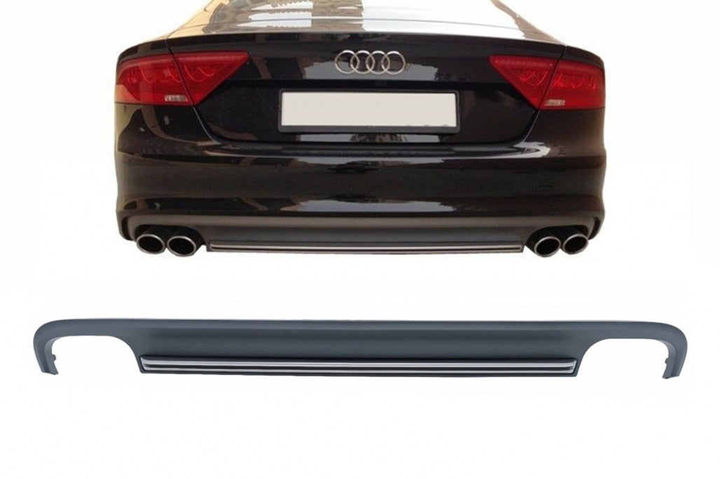 Rear Bumper Diffuser S7 Design for Audi A7 4G (2010–2014)