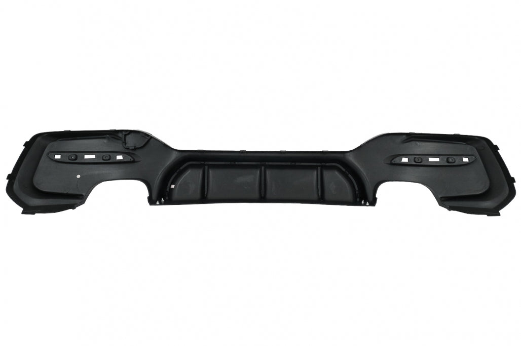 Rear Bumper Diffuser Twin Double Outlet M Sport Design Piano Black for BMW 1 Series F20 F21 LCI Hatchback (2015–2019)