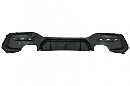 Rear Bumper Diffuser Twin Double Outlet M Sport Design Piano Black for BMW 1 Series F20 F21 LCI Hatchback (2015–2019)