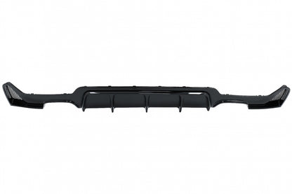 Rear Bumper Diffuser Twin Double Outlet Piano Black for BMW 4 Series F32 F33 F36 (2013–2019) M Design