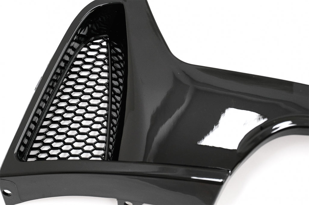 Rear Bumper Diffuser Twin Double Outlet Piano Black for BMW 4 Series F32 F33 F36 (2013–2019) M Design