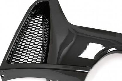 Rear Bumper Diffuser Twin Double Outlet Piano Black for BMW 4 Series F32 F33 F36 (2013–2019) M Design