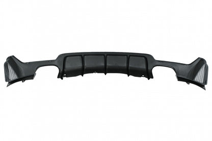 Rear Bumper Diffuser Twin Double Outlet Piano Black for BMW 4 Series F32 F33 F36 (2013–2019) M Design