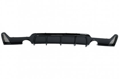 Rear Bumper Diffuser Twin Single Outlet Piano Black for BMW 4 Series F32 F33 F36 (2013–2019) M Design