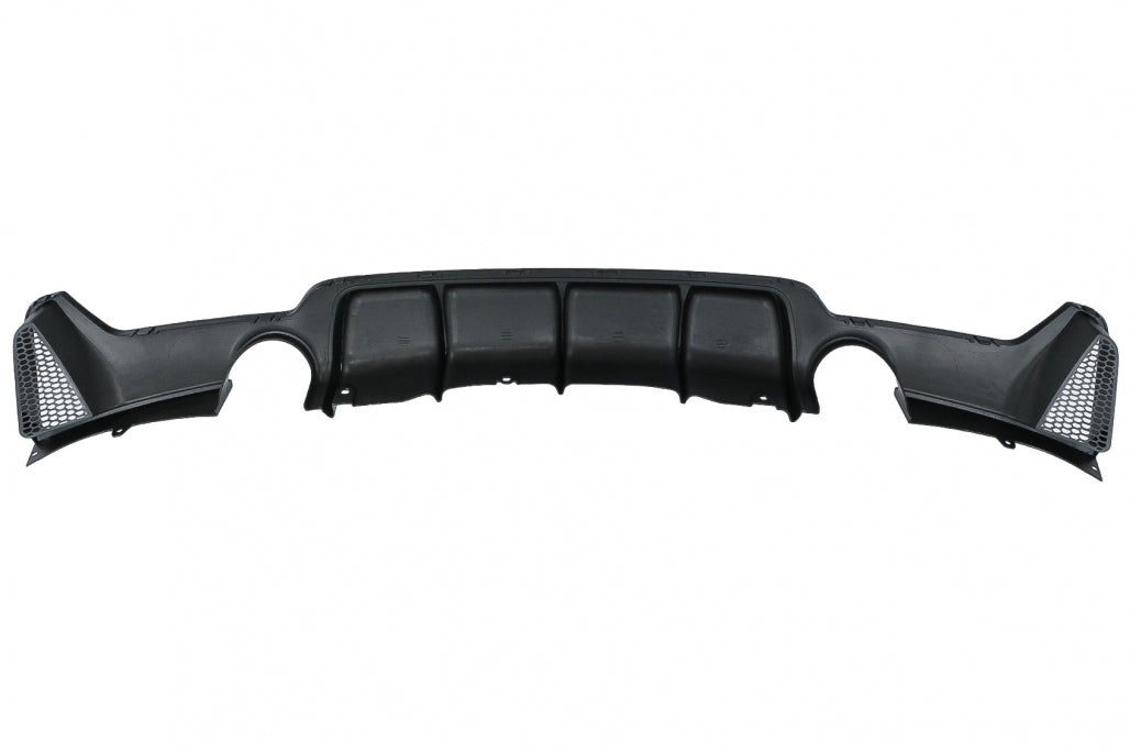 Rear Bumper Diffuser Twin Single Outlet Piano Black for BMW 4 Series F32 F33 F36 (2013–2019) M Design