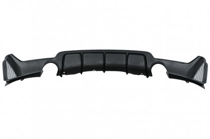 Rear Bumper Diffuser Twin Single Outlet Piano Black for BMW 4 Series F32 F33 F36 (2013–2019) M Design