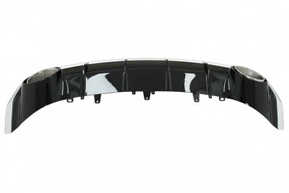Rear Bumper Diffuser & Exhaust Tips RS6 Design for Audi A6 4G C7 Facelift (2015–2018)