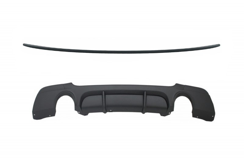Rear Bumper Diffuser and Trunk Spoiler for BMW 3 Series E92 E93 (2006–2014) M Design