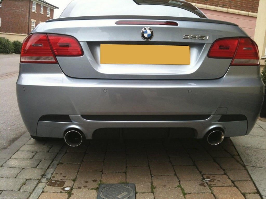 Rear Bumper Diffuser for BMW 3 Series E92 E93 (2006–2014) M Sport Bumper M Performance Design Twin Outlet