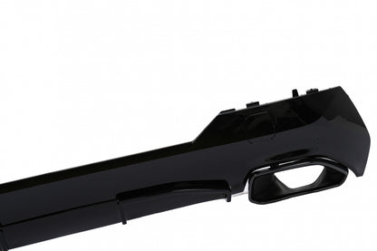 Rear Bumper Diffuser with Black Exhaust Tips M440i Design for BMW 4 Series G22 G23 (2020–Up)