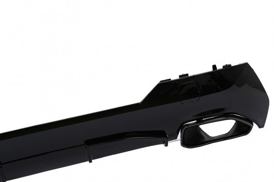 Rear Bumper Diffuser with Black Exhaust Tips M440i Design for BMW 4 Series G22 G23 (2020–Up)