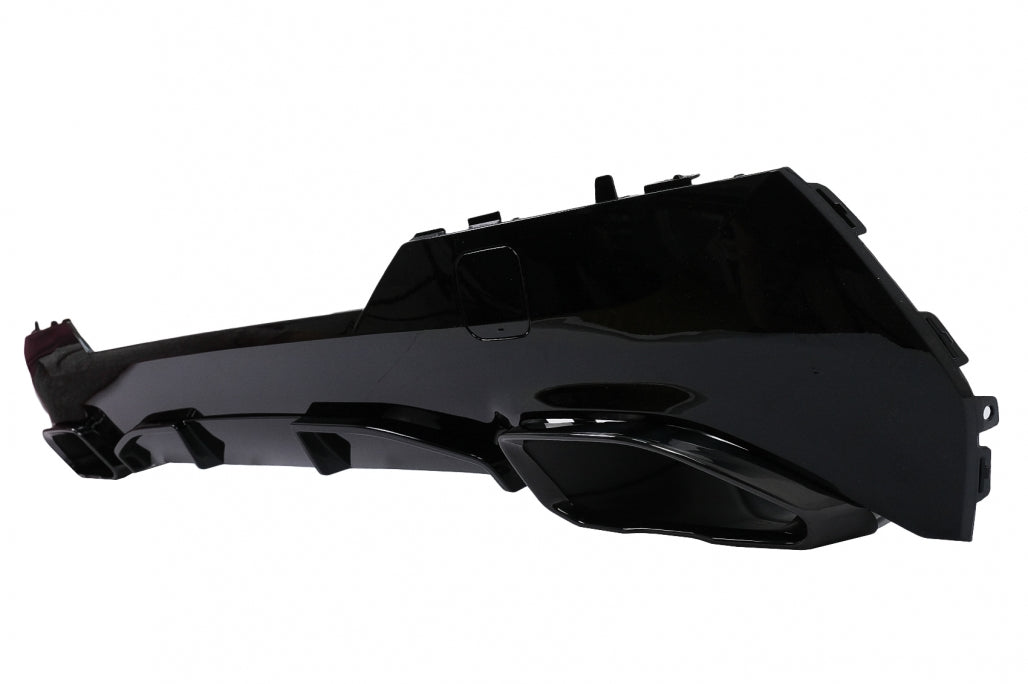 Rear Bumper Diffuser with Black Exhaust Tips M440i Design for BMW 4 Series G22 G23 (2020–Up)