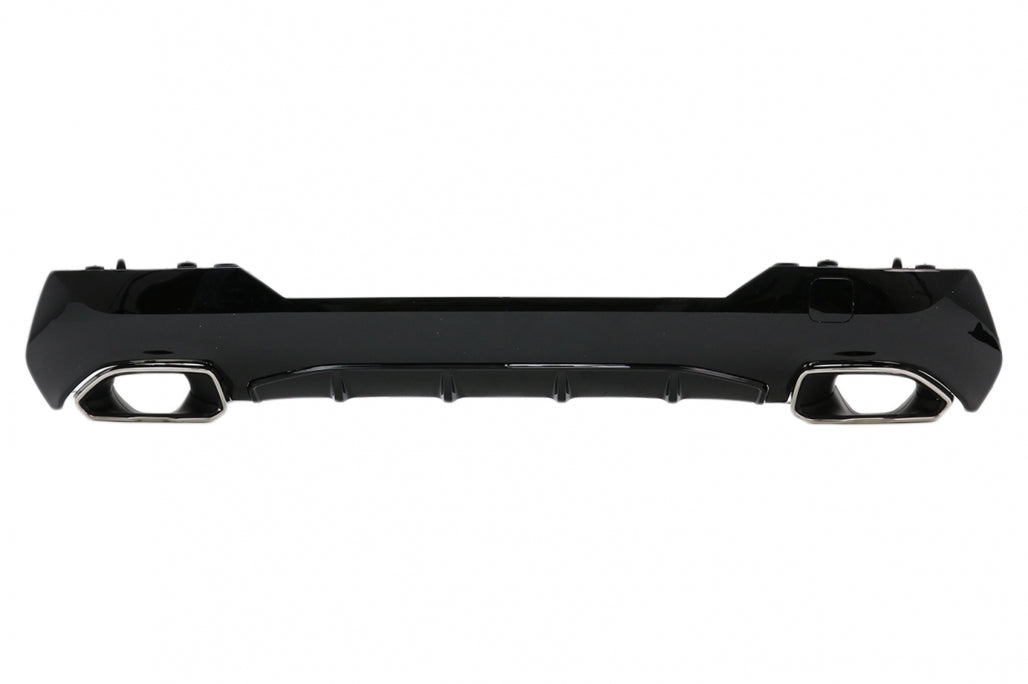 Rear Bumper Diffuser with Chrome Exhaust Tips M440i Design for BMW 4 Series G22 G23 (2020–Up)