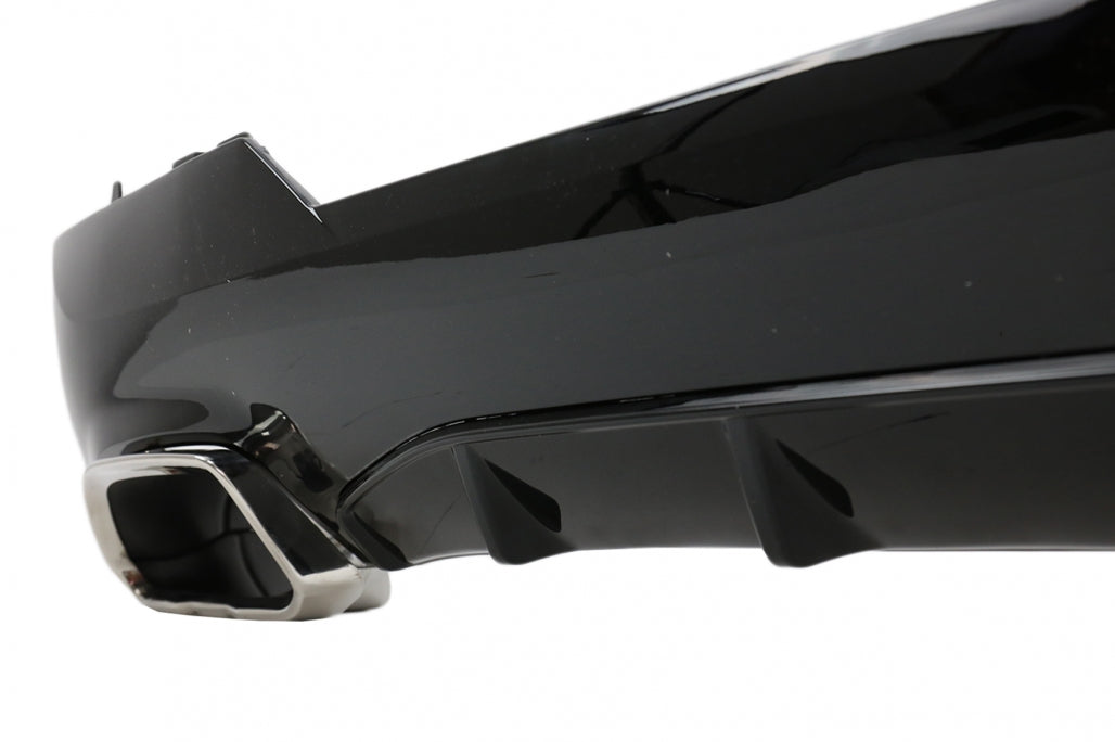 Rear Bumper Diffuser with Chrome Exhaust Tips M440i Design for BMW 4 Series G22 G23 (2020–Up)