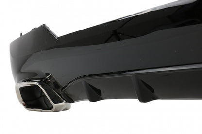 Rear Bumper Diffuser with Chrome Exhaust Tips M440i Design for BMW 4 Series G22 G23 (2020–Up)