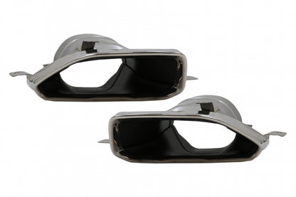 Rear Bumper Diffuser with Chrome Exhaust Tips M440i Design for BMW 4 Series G22 G23 (2020–Up)