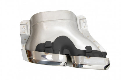 Rear Bumper Diffuser with Exhaust Tips C63S Design for Mercedes C-Class W205 S205 AMG Line (2014–2020)