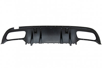 Rear Bumper Diffuser with Exhaust Tips C63S Design for Mercedes C-Class W205 S205 AMG Line (2014–2020)