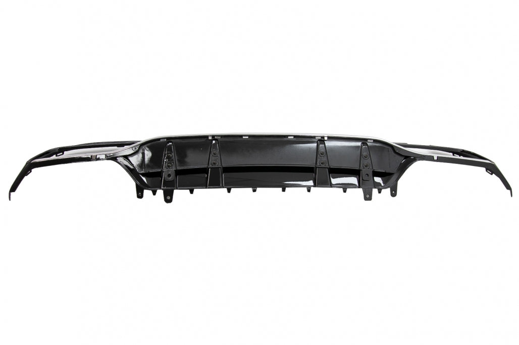 Rear Bumper Diffuser with Exhaust Tips C63S Design for Mercedes C-Class W205 S205 AMG Line (2014–2020)