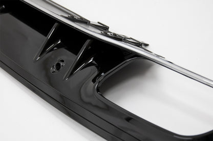 Rear Bumper Diffuser with Exhaust Tips C63S Design for Mercedes C-Class W205 S205 AMG Line (2014–2020)